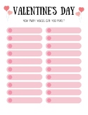 Valentine's Day worksheets. 3 bundle pack