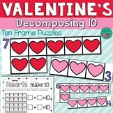 Composing and Decomposing Numbers to 10 Valentine's Day Theme