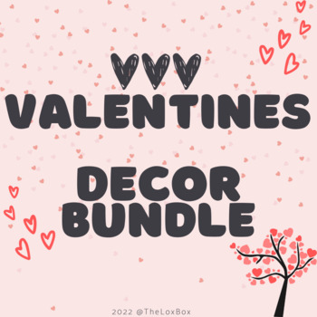 Preview of Valentine's Decor Bundle