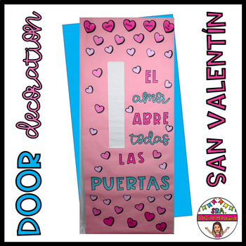 Valentine\'s Door decoration - English, Spanish & French by ...