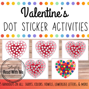 Preview of Valentine's Dot Sticker Activities