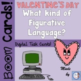 Valentine's Figurative Language BOOM interactive Task Cards