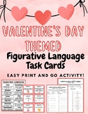 Valentine's Figurative Language Task Cards! NO PREP!