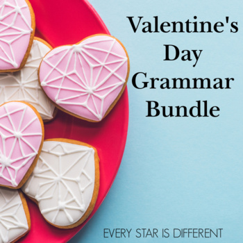 Preview of Valentine's Day Grammar Bundle