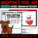 Valentine's Grammar Review - Pixel Art