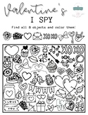 Valentine's I Spy Worksheet