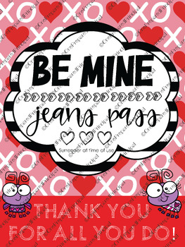 Preview of Valentine's Jeans Pass