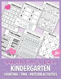 Valentine's Kindergarten Activities - Math | Counting | Ti