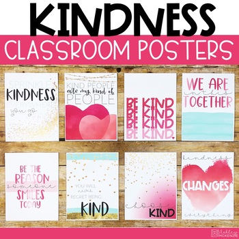 Preview of Valentine's Day Bulletin Board - Kindness Classroom Posters