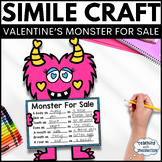 Valentine's Love Monster Craft - Figurative Language Similes