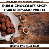 Valentine's Math Project for 3rd and 4th Grade - Run a Cho