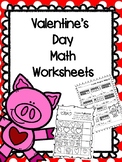 Valentine's Math Worksheets