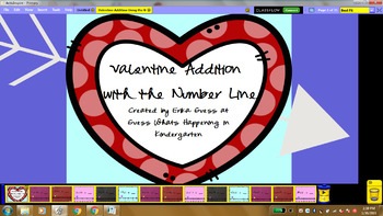 Preview of Valentine's Math activities for the Activeboard