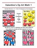 Valentine's Op Art Math 1, Compose to 10, Compare, Part-Pa