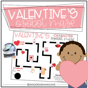 Preview of Valentine's Ozobot Maze