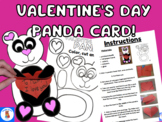 Valentine's Panda Card Step-by-Step Template & Instruction