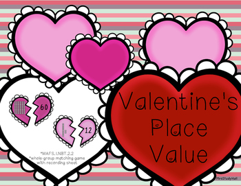 Preview of Valentine's Place Value