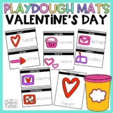 Valentine's Play Dough Mats Valentine's Center Activity