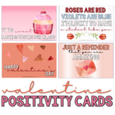 Valentine's Positivity Cards for Students