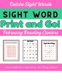 Valentine's Sight Word Bingo -3 Center Activities