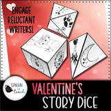 Valentine's Story Dice - Hands On Writing Activity! NO PREP!