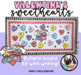 Valentine's Sweetheart Groovy Retro Bulletin Board Kit wit