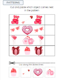 Valentine's Themed Pattern Worksheet