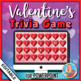 Valentine's Trivia Game for PowerPoint ! {EDITABLE}