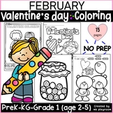 Valentine’s day Coloring Pages | Place Value - Freebies