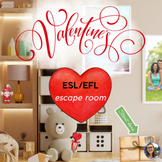 Valentine's day Digital Escape Room ESL/EFL English 2-5 grade