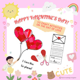Valentine's day craft activities, enjoy with the day of love