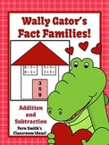 Valentine's Day Math Centers Addition and Subtraction Fact