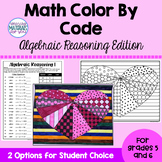Valentines Algebraic Reasoning Color By Code