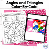 Valentines Angles and Triangles Printable and Google™ Slides