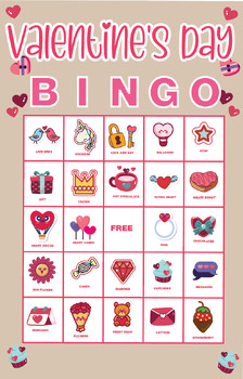 Valentines Bingo by TeacherTreasuryCo | TPT