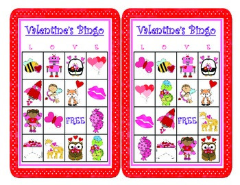 Valentine's Bingo by Busy Bees Learning Hive | TPT