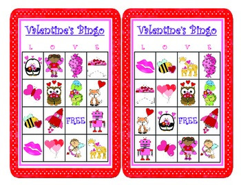 Valentine's Bingo by Busy Bees Learning Hive | TPT