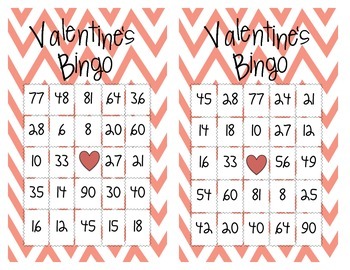 Valentine's Bingo Game by Thoughts from Third Grade | TPT