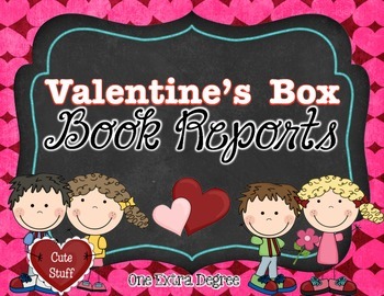 Preview of Valentine's Box Book Reports