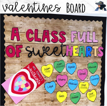 Preview of February Valentine's Day Bulletin Board / Door Decor/ Sweethearts