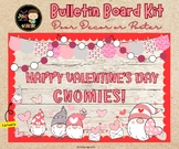 Valentines Bulletin Board Ideas, Gnome Door Decor, Februar