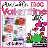 Valentines Cards From Teacher | EDITABLE 