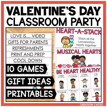 Preview of Valentine's Day Party Games and Activities