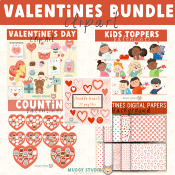 Preview of Valentines Clipart Bundle