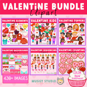 Preview of Valentines Clipart Bundle