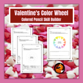 Valentines Color Wheel Colored Pencil Activity Middle Scho
