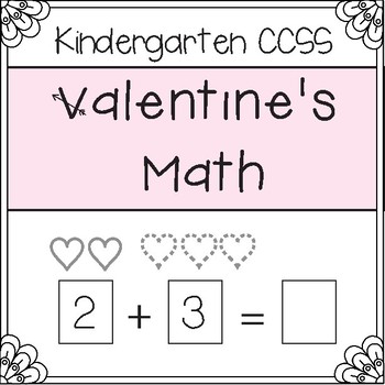 Preview of Kindergarten Math-Valentine's