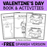 Valentines Day Activities and Mini Book + FREE Spanish