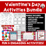 Valentine’s Day Activities Bundle