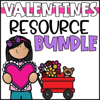 Preview of Valentines Day Activities Bundle for 2nd and 3rd Grade